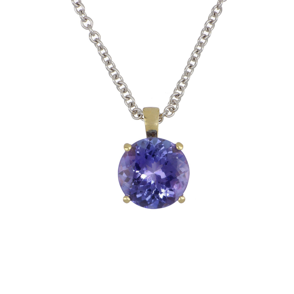 Tanzanite Pendant in Yellow Gold image 0