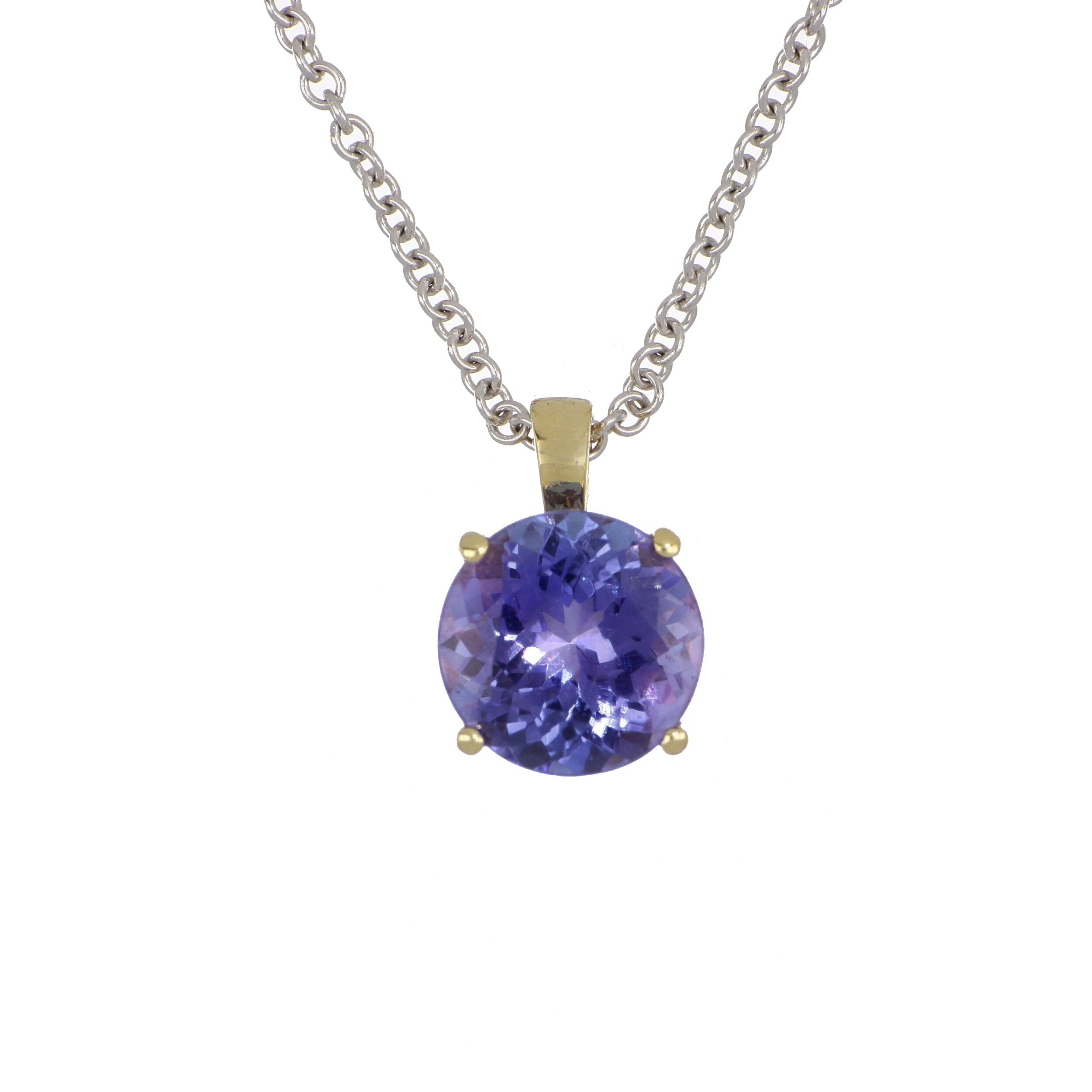 Tanzanite Pendant in Yellow Gold image 0