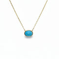 Turquoise Necklace in Gold
