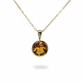 Citrine Pendant in Gold