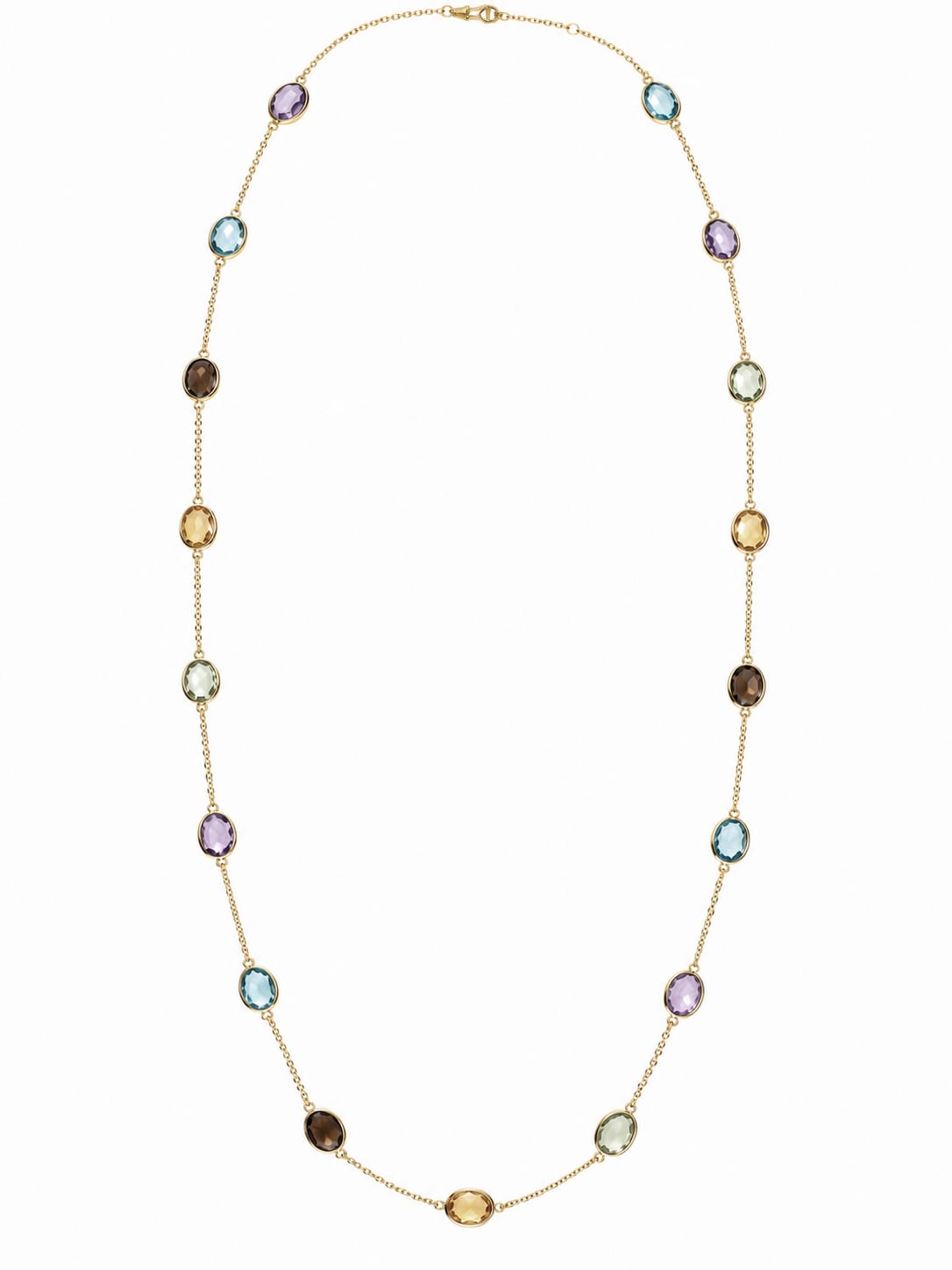 Tutti-frutti Necklace in Yellow Gold