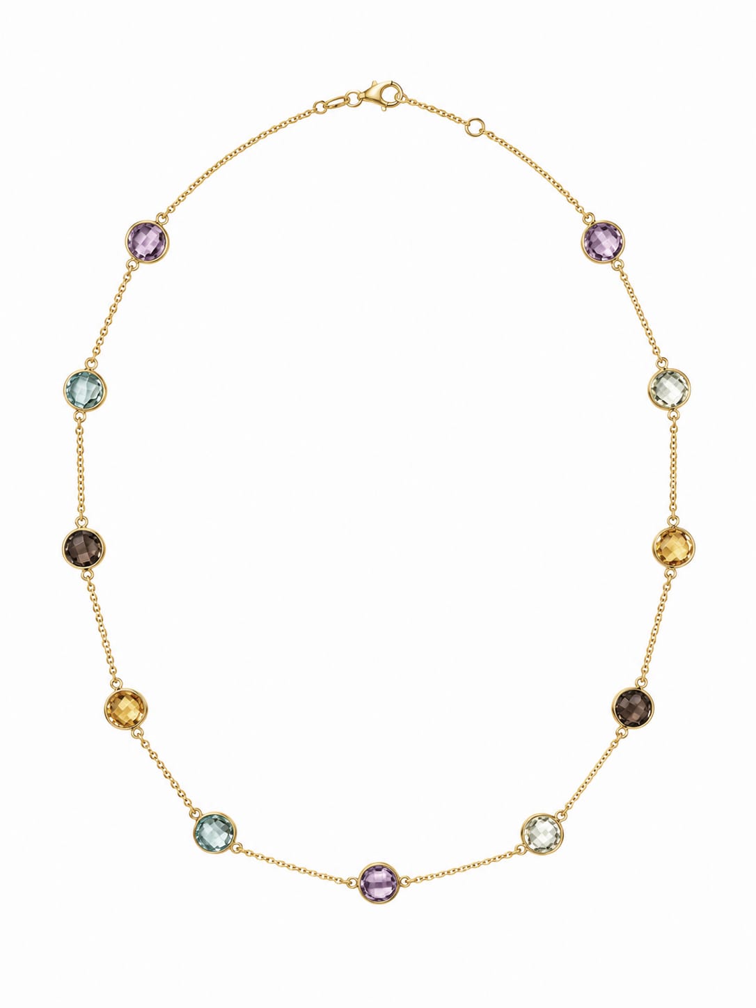 Tutti-Frutti Necklace in Yellow Gold