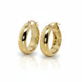 Gold Hoops in Yellow Gold