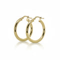 Hoop Earrings in Yellow Gold