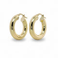 Chunky Hoops in Yellow Gold