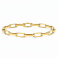 Chunky Paperclip Bracelet in Yellow Gold