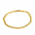 Curb Chain in Yellow Gold
