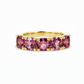 Rhodolite Garnet Ring in Yellow Gold
