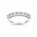Diamond Half Eternity Ring in White Gold