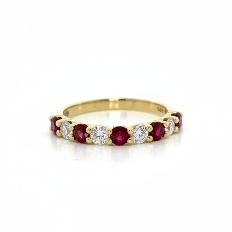 Ruby and Diamond Ring in Gold