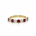 Ruby and Diamond Ring in Gold