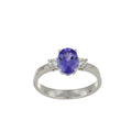 Tanzanite and Diamond Ring image 0