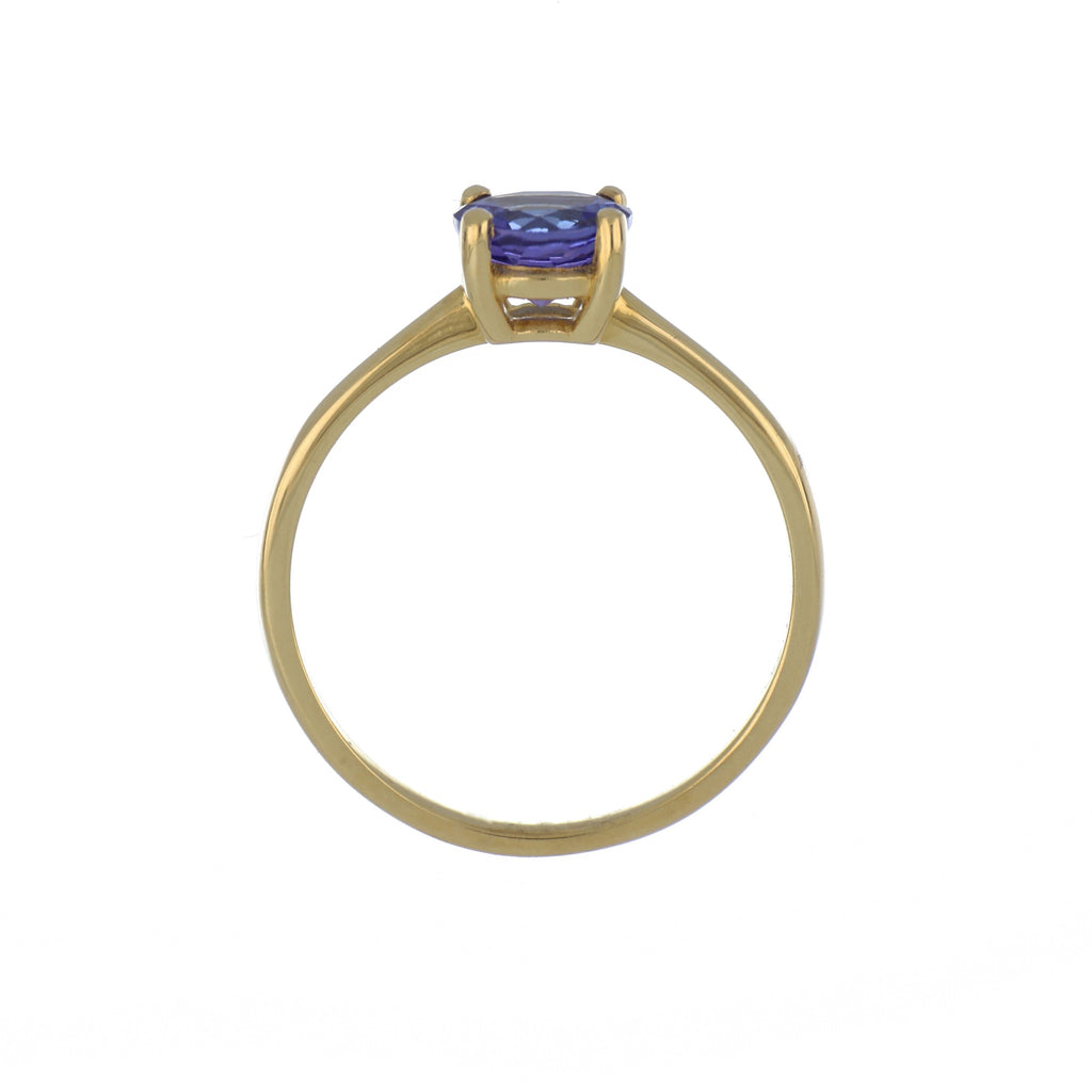 Tanzanite Ring in Yellow Gold image 1