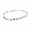 Pearl Necklace with Decorative Clasp