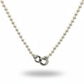 Pearl Necklace with Silver Clasp