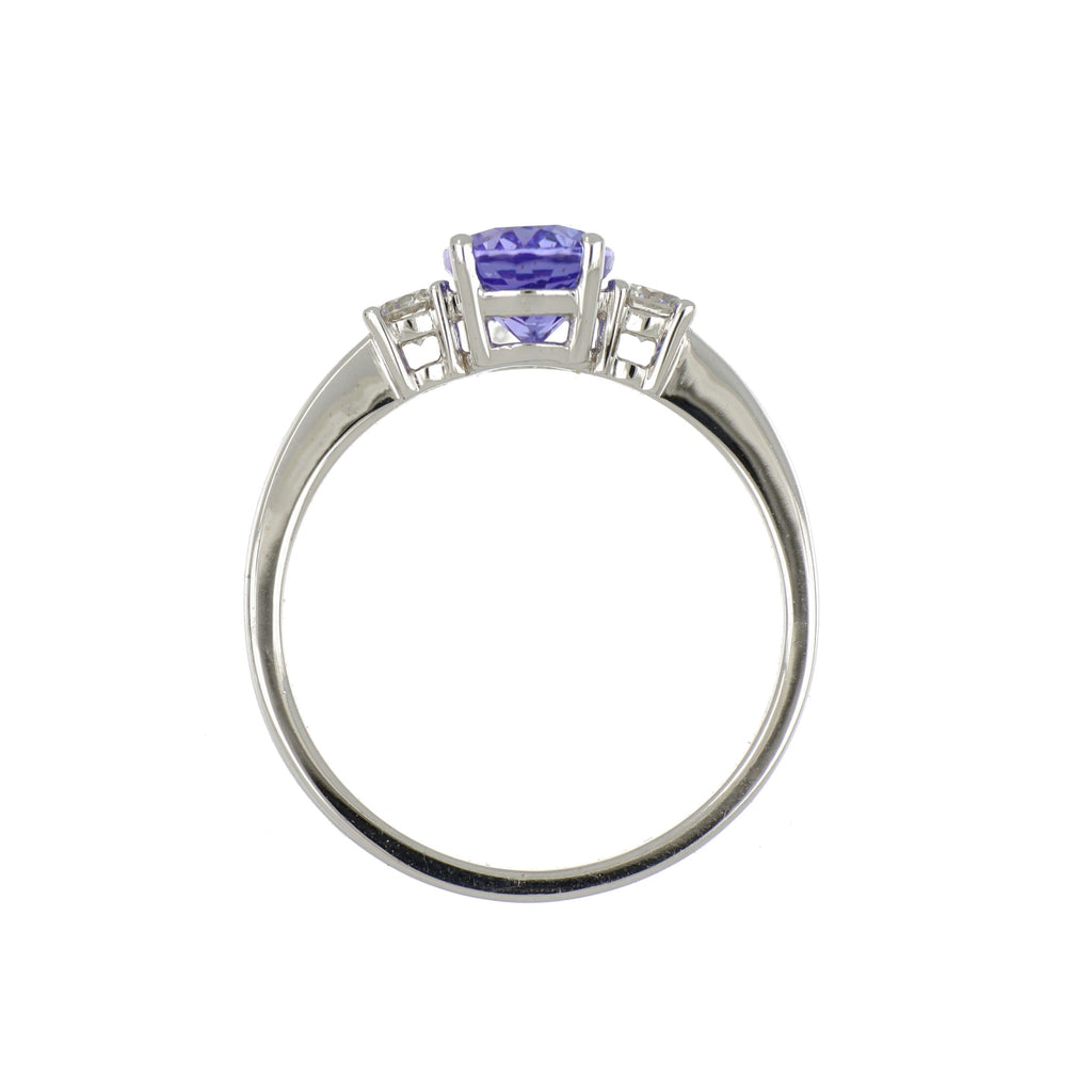 Tanzanite and Diamond Ring image 2