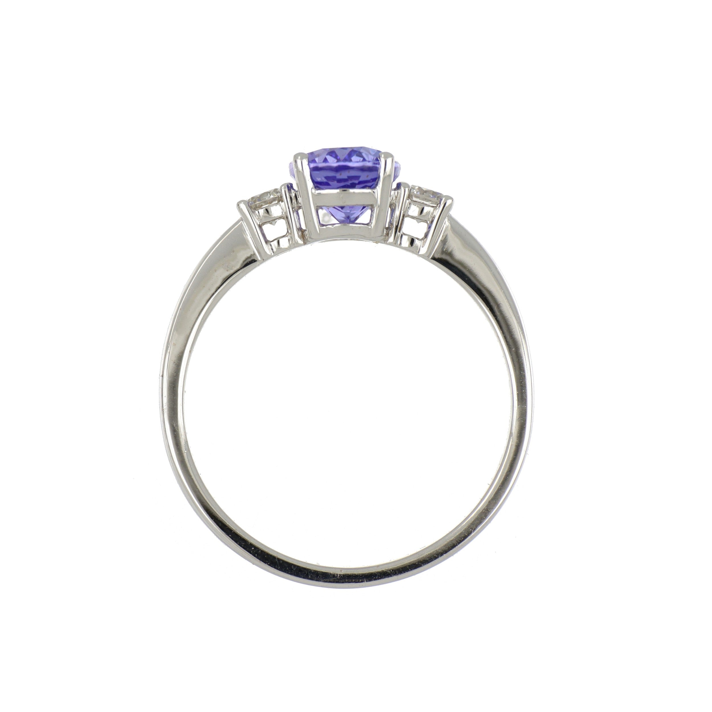 Tanzanite and Diamond Ring image 2