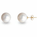 Pearl Studs in Yellow Gold image 0