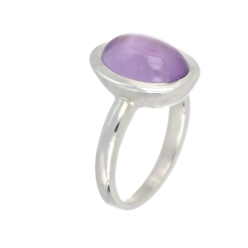 Amethyst Dress Ring in Sterling Silver image 1