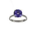 Tanzanite Ring in White Gold image 0