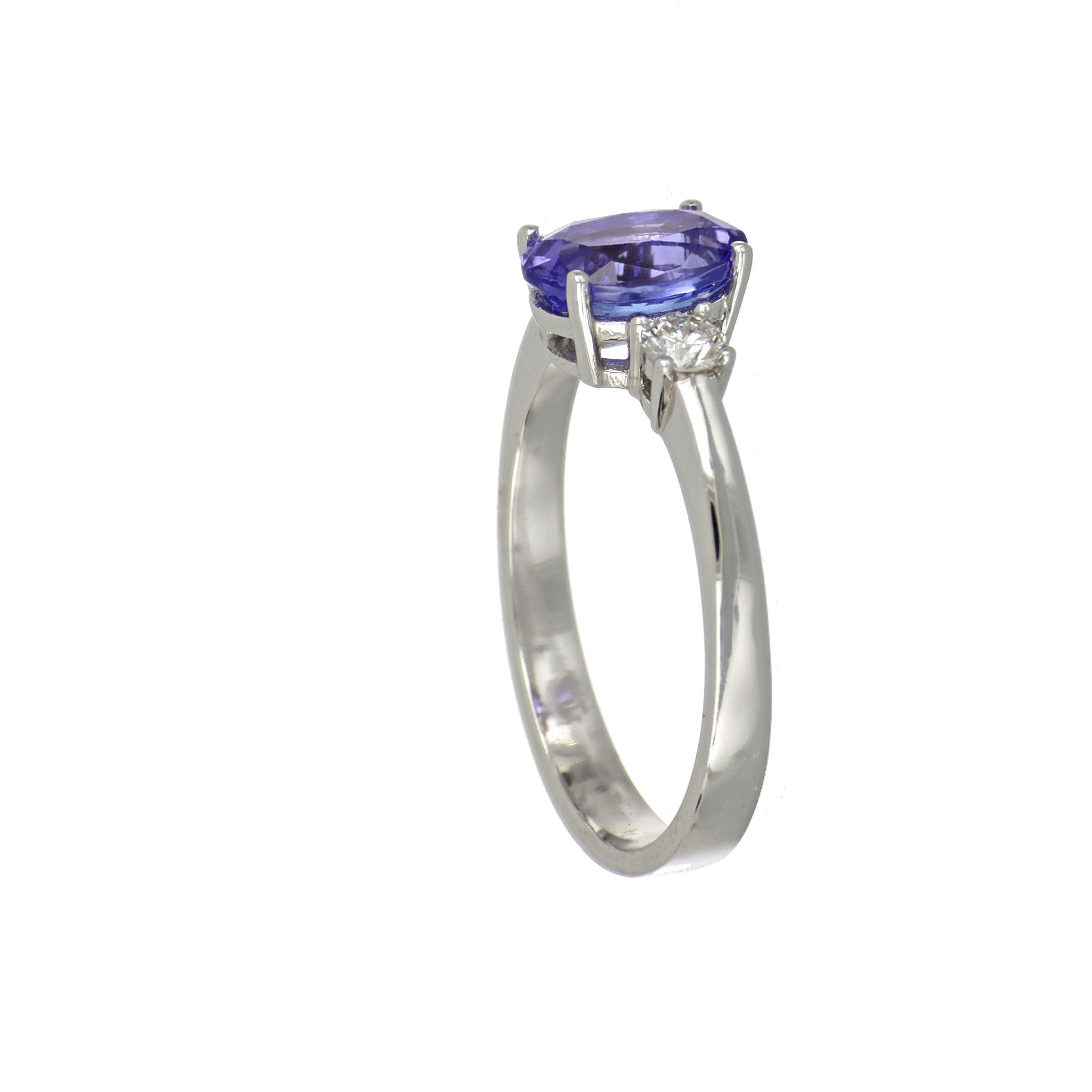 Tanzanite and Diamond Ring image 1