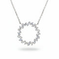 Diamond Pendant in White Gold