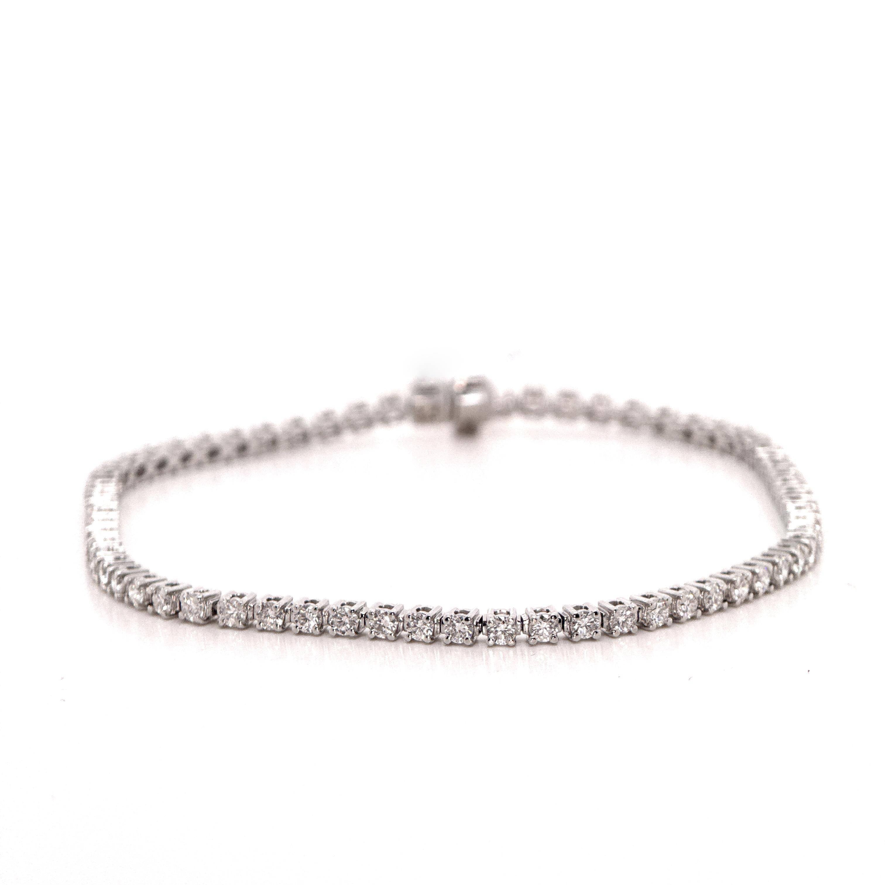 Fine Diamond Tennis Bracelet