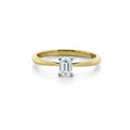Diamond Solitaire Ring in Yellow Gold