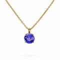 Tanzanite Pendant in Yellow Gold