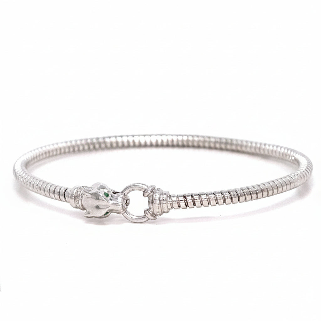 Panther Green Quartz Bracelet