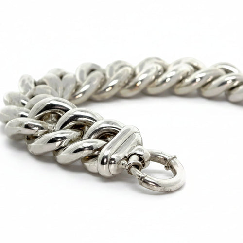 Chunky Curb Chain in Silver