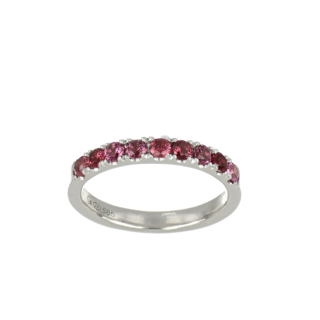 Pink Spinel Ring in White Gold image 0