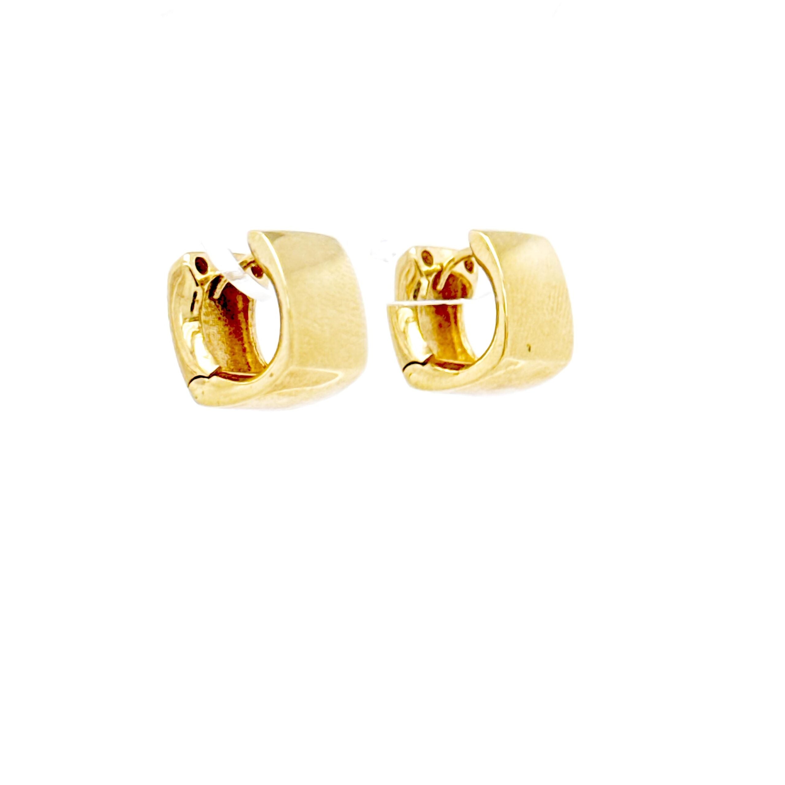 Huggie Earrings in Yellow Gold image 0