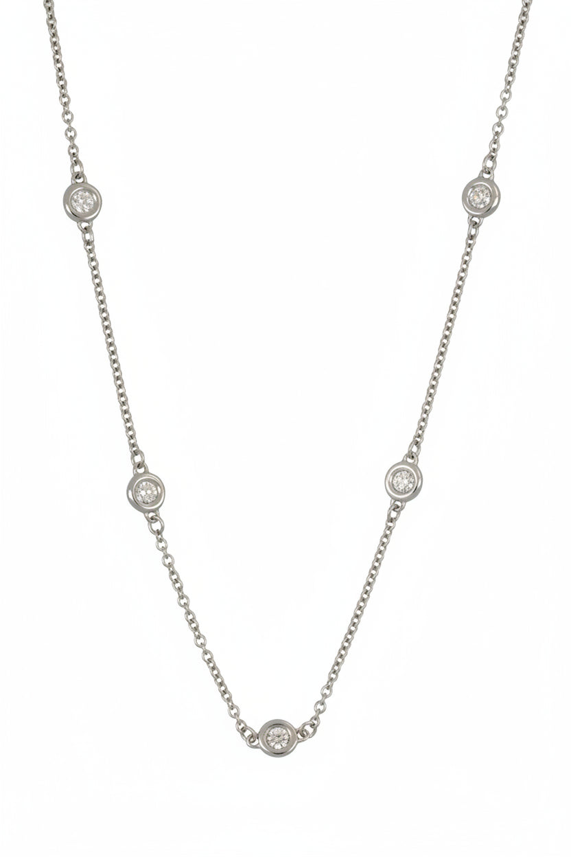 Diamonds by the Yard Necklace in White Gold image 0